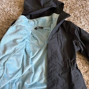 Girls medium 10/12 Northface 2 in one jacket